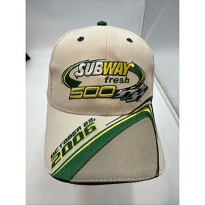 2006 Subway Fresh 500 ISC Motorsports Strapback Hat Cap Official NASCAR